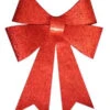 30" X 22" Red Glitter Bow 2 30" X 22" Red Glitter Bow -The Christmas Palace 0671401009