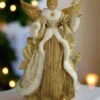 16" Gold & White Fairy Tree Topper -The Christmas Palace 0671401961 14374508 cb69 466e 96ce 9f6290af7fa2