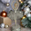 13" Silver Ballerina Music Box -The Christmas Palace 0671401986