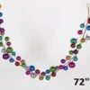 6 FT X 7" Shiny Multicolor Ball Garland -The Christmas Palace 0671403323