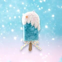 6" Blue & White Ice Cream Set Of 6