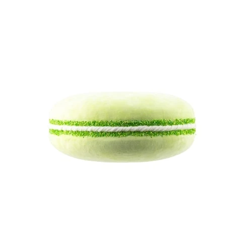 6" Green Macaron Set Of 2 3 6" Green Macaron Set Of 2
