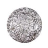 8" Silver Snowflake Matte Ornament Set Of 2 -The Christmas Palace 0671407235