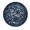 8" Dark Blue Snowflake Matte Ornament Set Of 2 -The Christmas Palace 0671407236