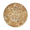 8" Gold Snowflake Glitter Ornament Set Of 2 -The Christmas Palace 0671407237
