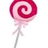 19" Pink & Red Lollipop With Bow Set Of 2 -The Christmas Palace 0671408310 1