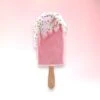 7" Pink Ice Cream Ornament Set Of 12 -The Christmas Palace 0671408436 1