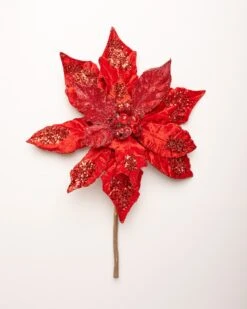 21" Giant Poinsettia Set Of 2 -The Christmas Palace 0671409624