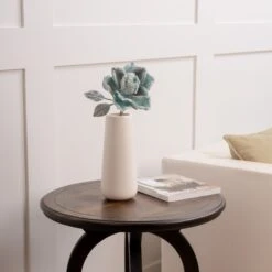 28" Ice Blue Rose Stem Set Of 6 -The Christmas Palace 0671409687 2