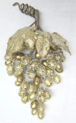 13" Grape Cluster With Leaves Set Of 2 -The Christmas Palace 0671409792