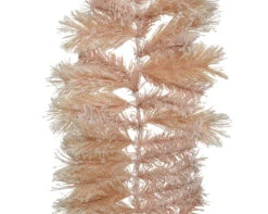 9 FT X 4" Paris Pink Snowy Garland