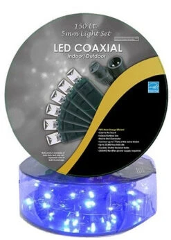 50 FT 150 LED 5MM Concave Coaxial Light Set -The Christmas Palace 0671471155