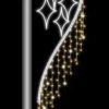 7 FT X 2 FT LED Diamond Shaped Pole Banner -The Christmas Palace 0671499038