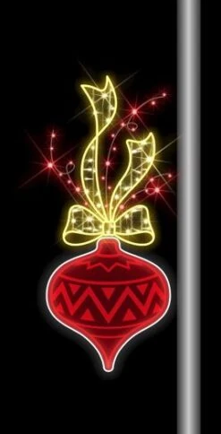 5 FT X 2 FT Warm White, Red & Cool White LED Pole Banner