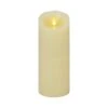 8.75" Ivory Flameless Candle Pillar -The Christmas Palace 1207802355b