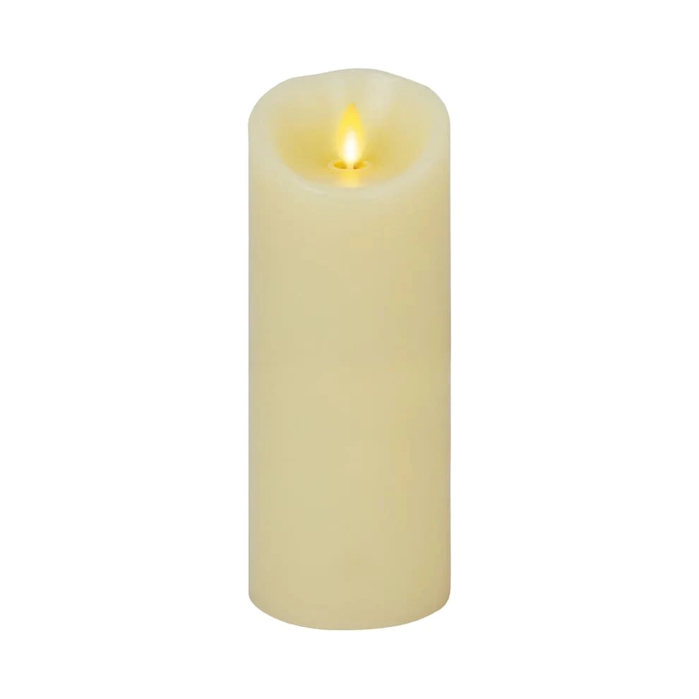 8.75" Ivory Flameless Candle Pillar 3 8.75" Ivory Flameless Candle Pillar