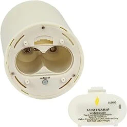 7" Ivory Led Flame Effect Wax Candle Pillar Battery Operated With Remote -The Christmas Palace 1207802506 4