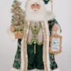Karen Didion Originals 19" Jade Elegance Santa -The Christmas Palace 1393602893