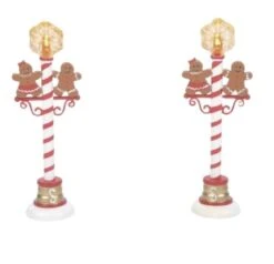 Village Accessory Gingerbread Street Lights