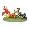 Mickey's Halloween Village Donald & Pluto's Tussle -The Christmas Palace 2839929065A
