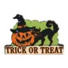 Snow Village Halloween Trick Or Treat Sign -The Christmas Palace 2839930405