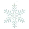 4 FT Pure White LED Snowflake -The Christmas Palace 3420550942 1