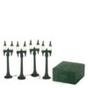 Village Accessory Double Street Lamp Pack Of 4 Lamps -The Christmas Palace 3440903013