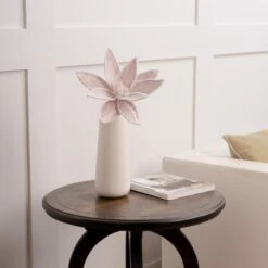 24" Cotton Candy Poinsettia Stem Set Of 12 -The Christmas Palace 4390204687 2