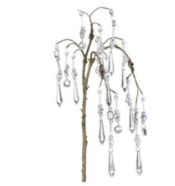 30" Gold Crystal Drop Spray Set Of 6