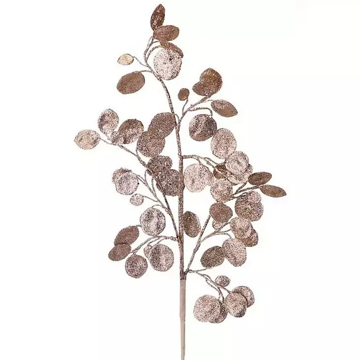 30" Glitter Leaf Spray Set Of 12 9 30" Glitter Leaf Spray Set Of 12 - Image 7
