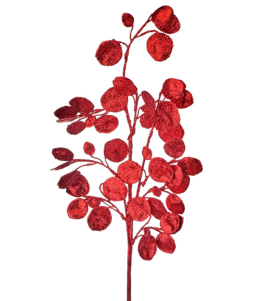 30" Glitter Leaf Spray Set Of 12 5 30" Glitter Leaf Spray Set Of 12 - Image 3