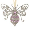 4" Bee Ornament With Pink Gem Set Of 4 -The Christmas Palace 4390304508 1