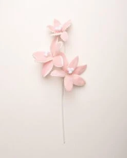 24" Pastel Candy Poinsettia Stem Set Of 6