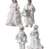 16"' Pink & Champagne Carolers Set Of 4 1 16"' Pink & Champagne Carolers Set Of 4 -The Christmas Palace 4390311514a