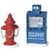 Village Accessory Fire Hydrant Paper Box -The Christmas Palace 4554429867