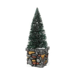 Village Accessory Limestone Topiaries Pack Of 2