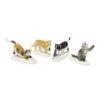 Village Accessory Stray Cat Strut Pack Of 4 -The Christmas Palace 4554432815