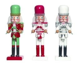 10" Retro Nutcracker Assorted Set Of 3