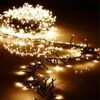 112 FT Compact 1500 LED Warm White Brown Wire 8 Function Twinkle -The Christmas Palace 8719152044610WEB1