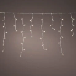 24 FT Extension Set Warm White Icicle 1 String Of 250 LED Lights