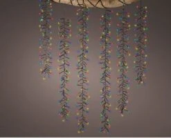 39 FT Cascade Starter Set Multicolor With 6 Strings Of 480 LED Lights